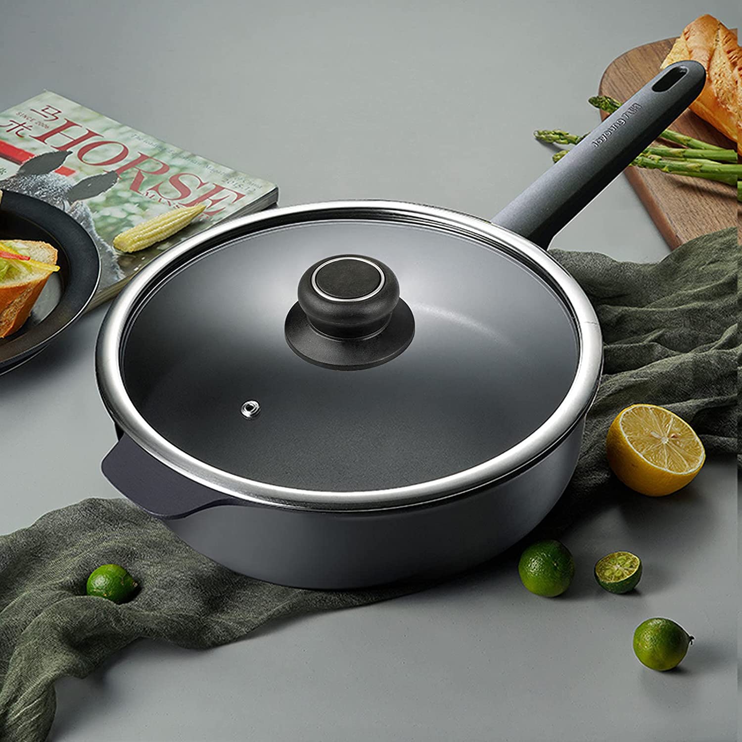 ZUIHUI 11-inch lid fits most 11-inch cookware like cast iron.