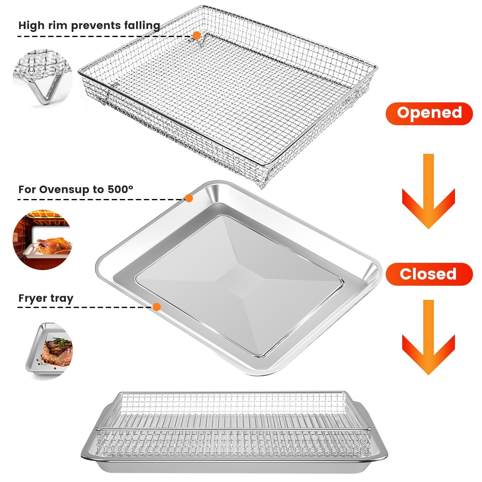 ZuKaYeHome air fryer basket preheat tip helps prevent deformation.
