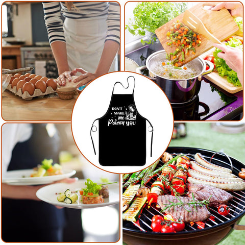 zukmvuh apron for women helps with grilling and outdoor barbecues without mess