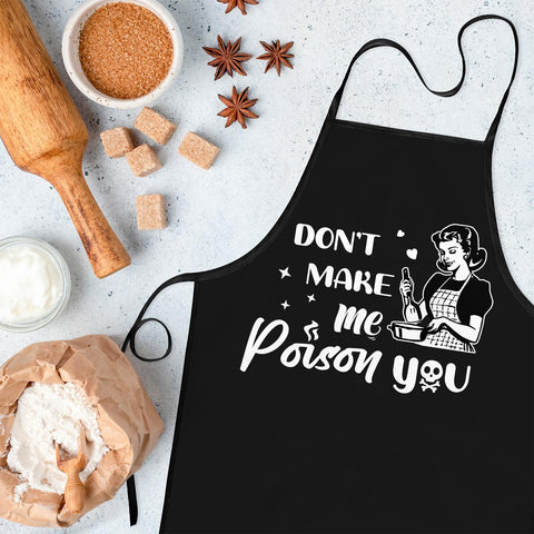 zukmvuh waterproof oil-resistant apron protects clothing during messy kitchen tasks