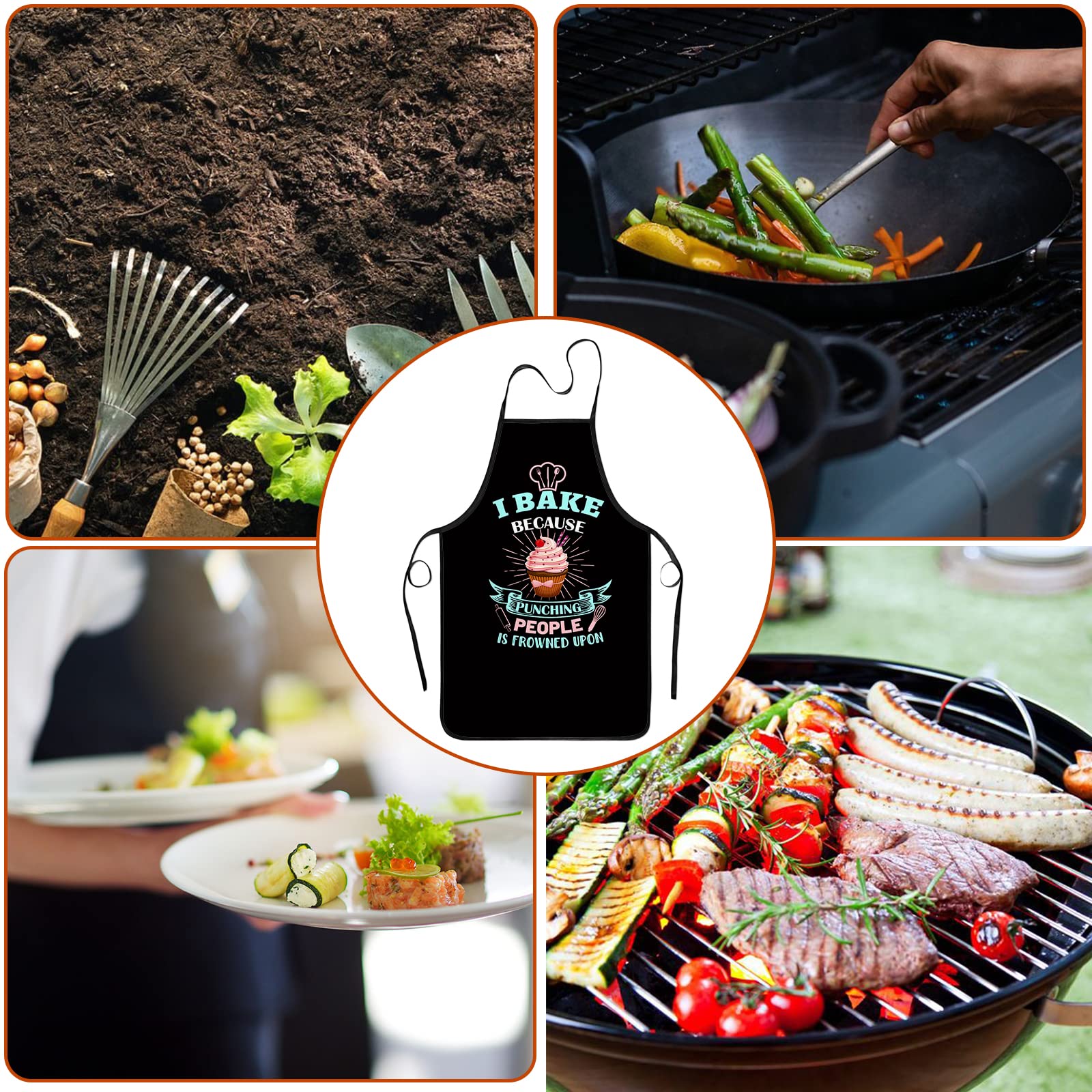 zukmvuh breathable polyester fabric keeps you comfortable during long bakes