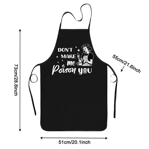 zukmvuh funny gift apron for birthdays, holidays, and housewarmings