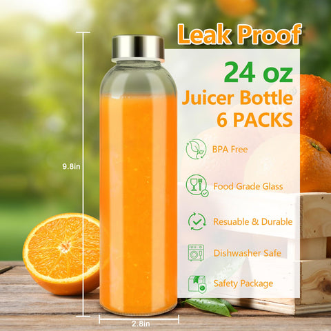 Zukro glass bottle airtight lid seals tightly to prevent leaks during travel.
