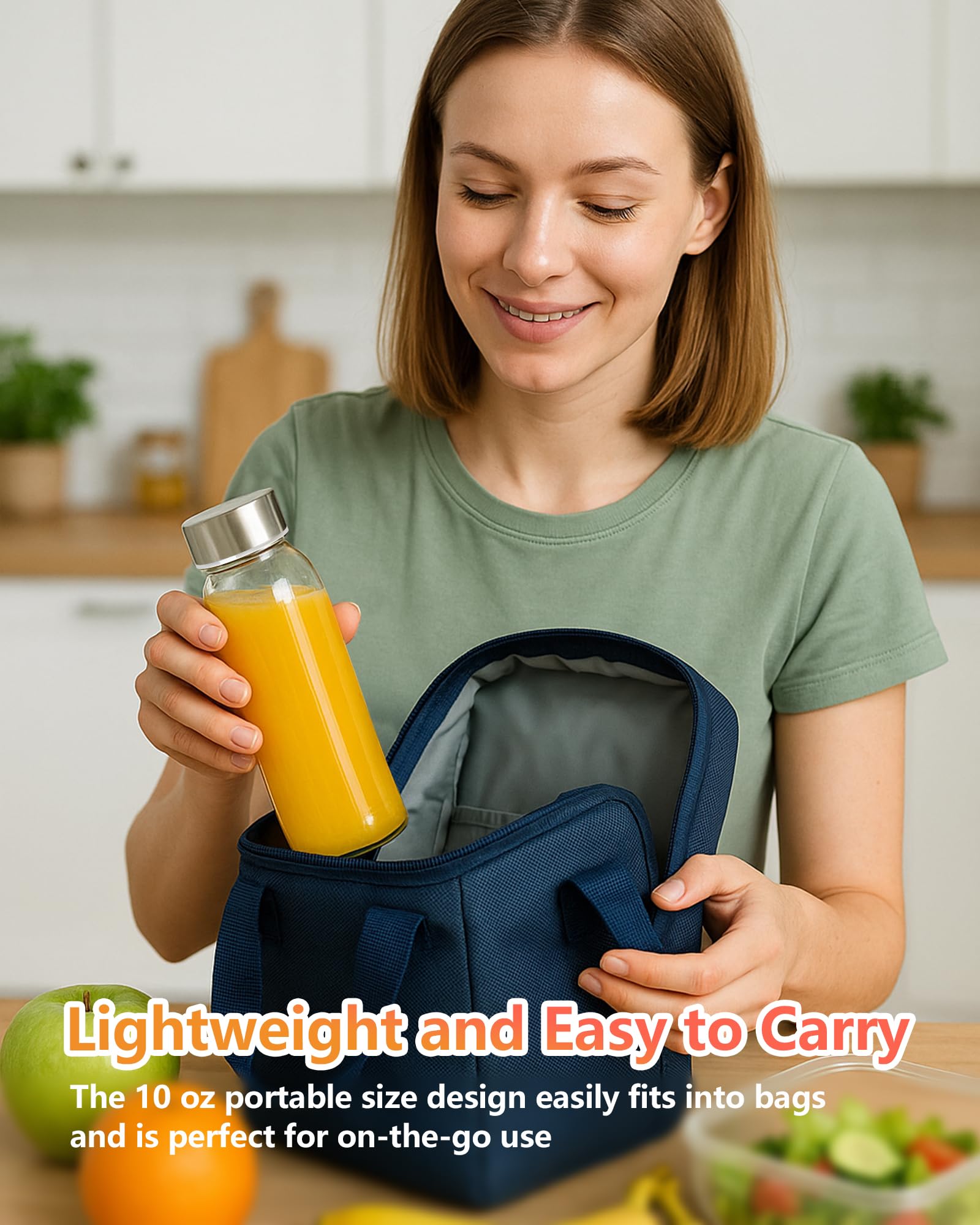 Zukro bottle shown in bag for portable hydration