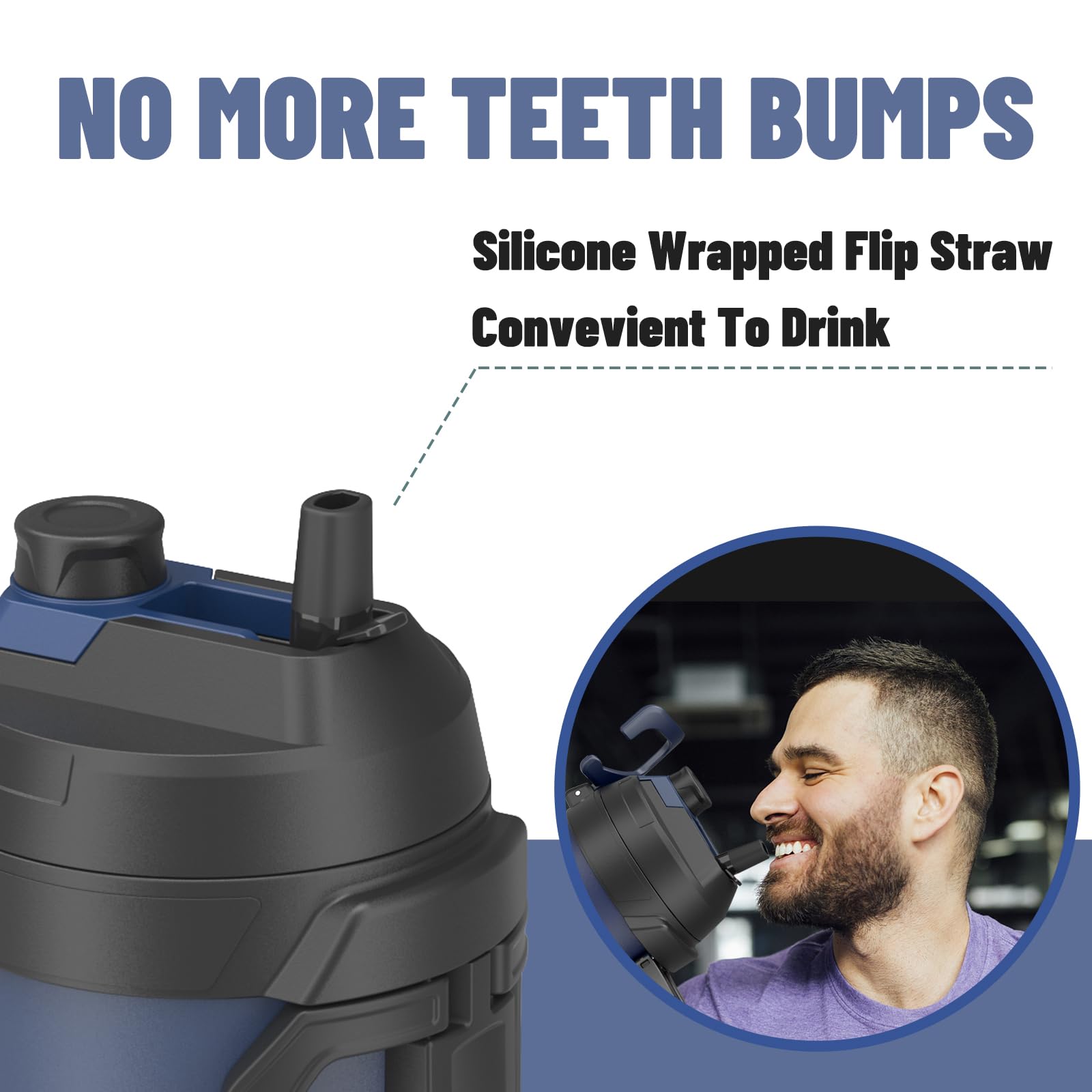 Zukro screw lid with fast-flow spout prevents spills during travel