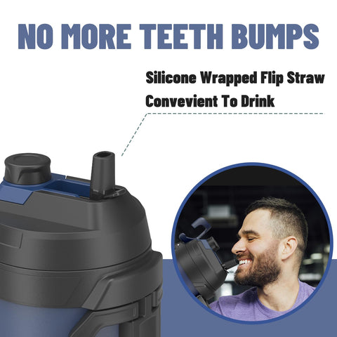 Zukro screw lid with fast-flow spout prevents spills during travel