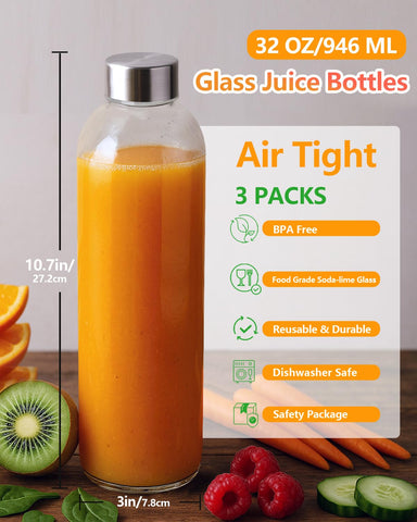 Stainless steel airtight lids protect freshness on Zukro bottles.