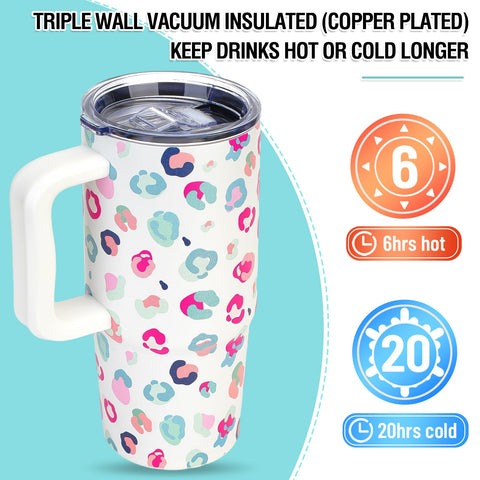 Zukro triple-wall insulation maintains heat or cold for hours.
