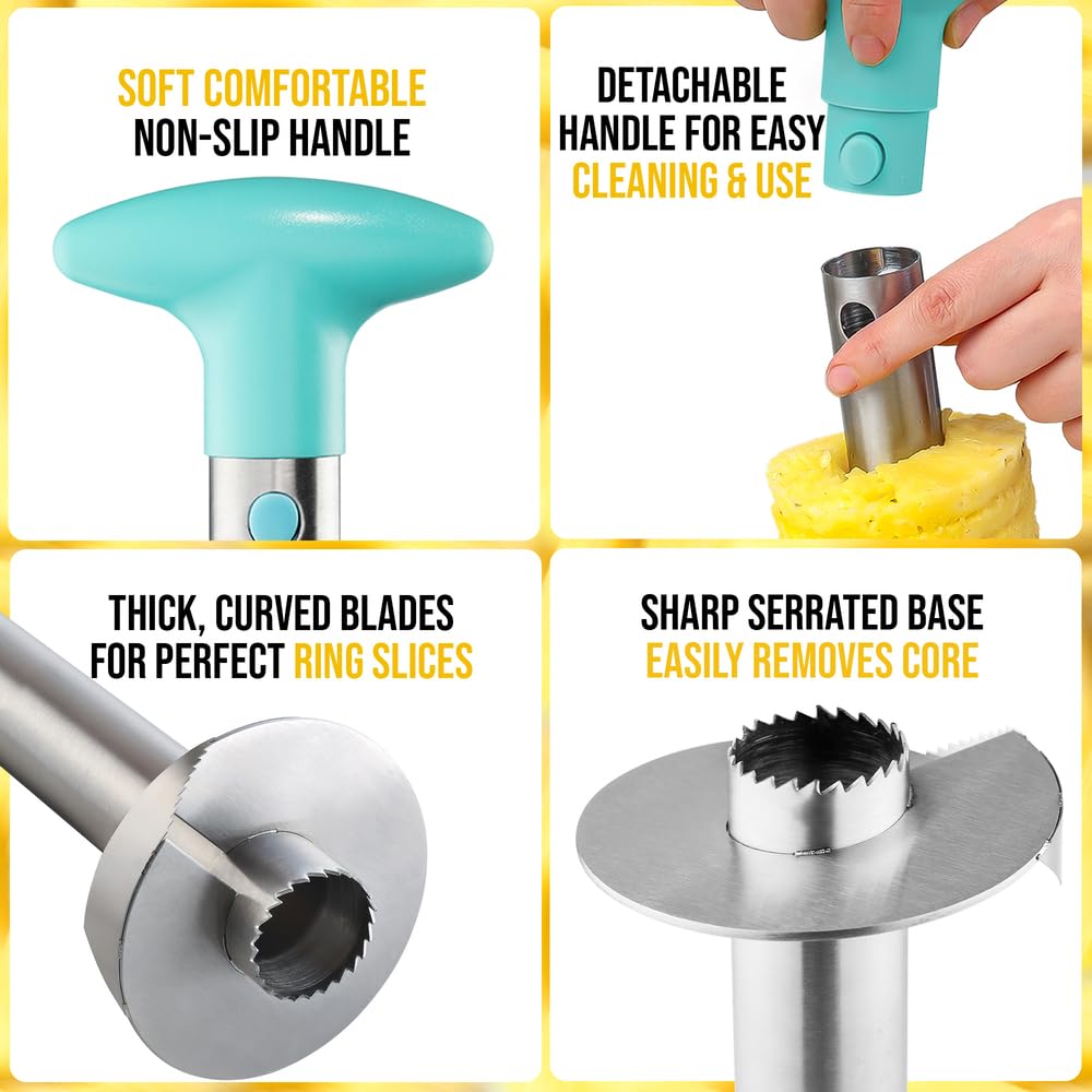 Zulay Kitchen detachable parts for easy cleaning and maintenance.