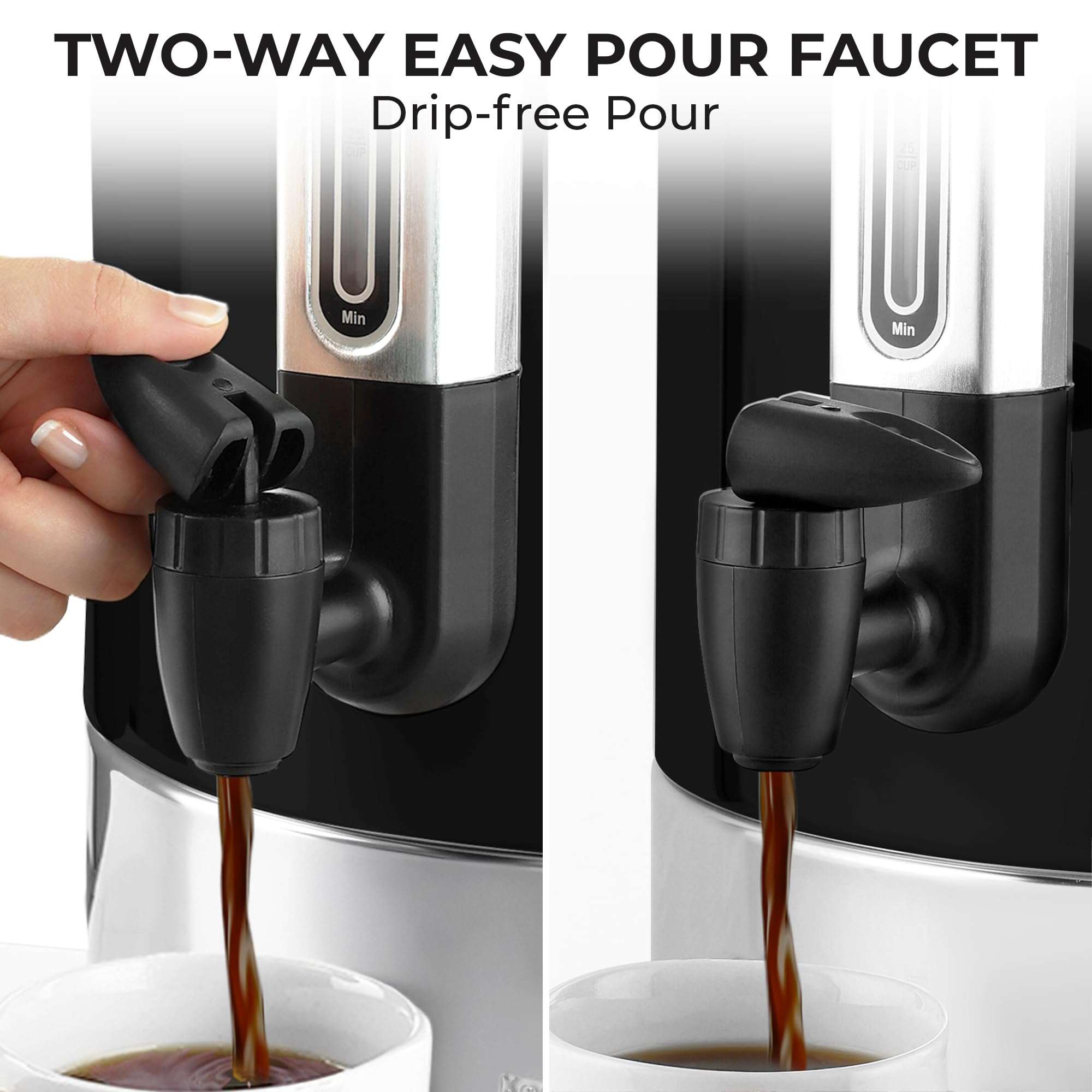 Zulay Kitchen commercial coffee maker ideal for offices and events