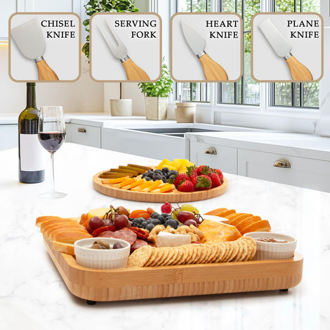 Zulay Kitchen board silicone feet detail prevents slipping during service