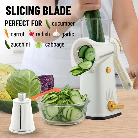 Zulay Kitchen Grater blades are dishwasher-safe for easy cleanup.