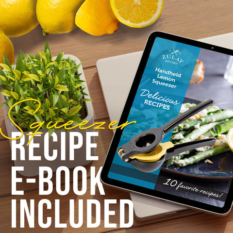 Zulay Kitchen compact citrus juicer saves counter space during meal prep
