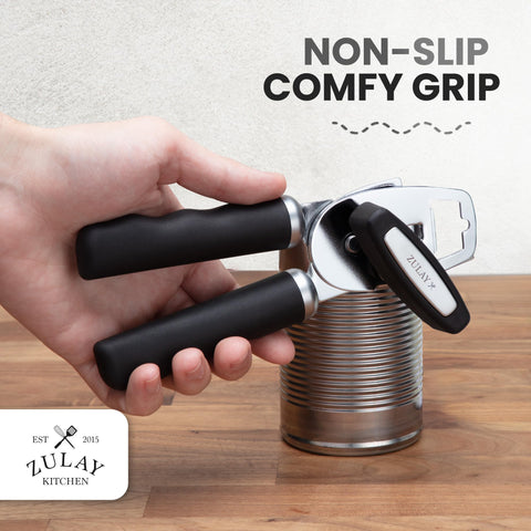 Zulay Kitchen easy-to-use design supports confident can opening.