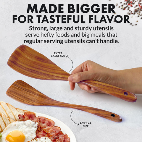 Zulay Kitchen serving spoon designed for generous scoops.