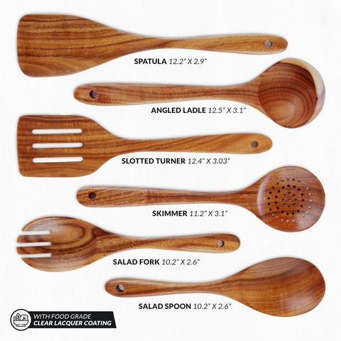 Zulay Kitchen skimmer spoon for straining soups and sauces.