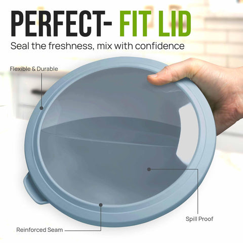Zulay Kitchen freezer-safe bowls preserve leftovers without spills.