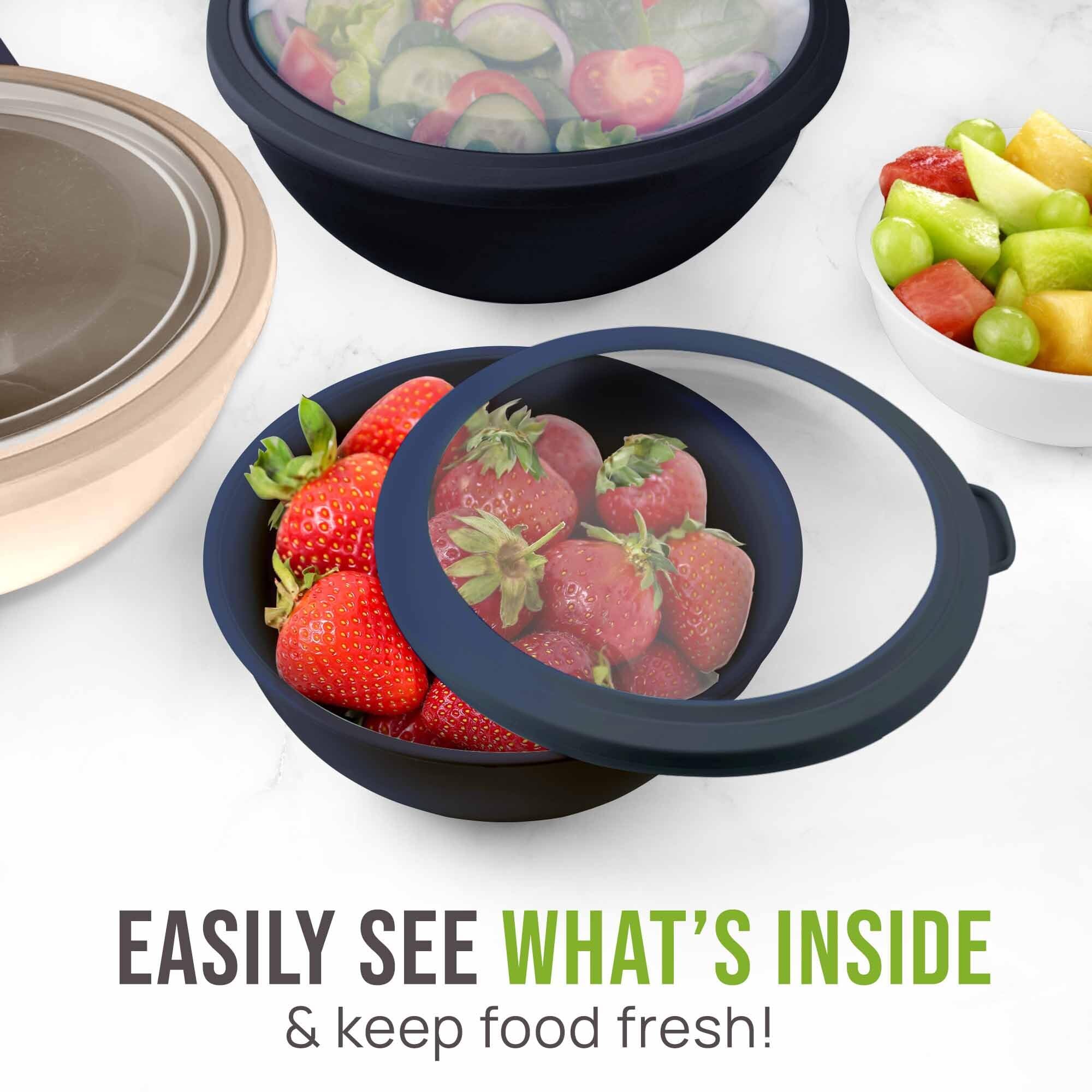 Zulay Kitchen freezer-safe bowls for convenient meal prep storage