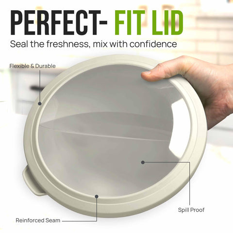 Zulay Kitchen freezer-safe bowls support batch storage and freezing convenience.