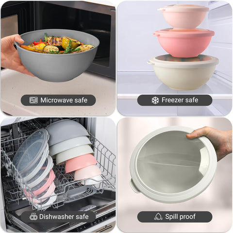 Zulay Kitchen lifetime guarantee backs these durable bowls