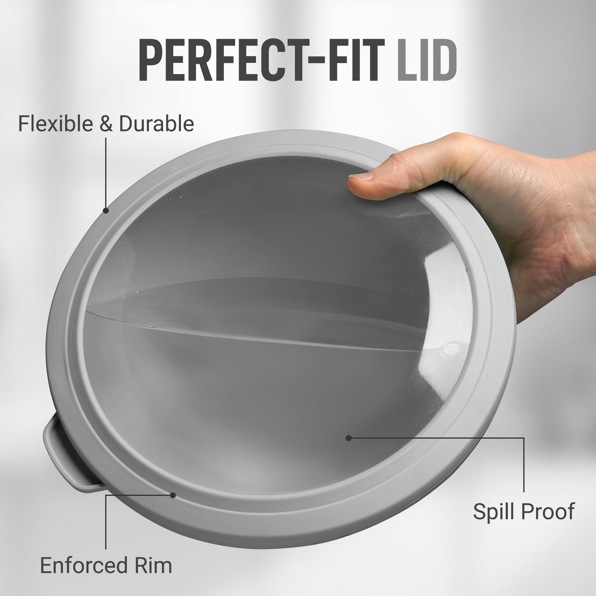 Zulay Kitchen microwave and freezer safe bowls ideal for reheating and freezing.