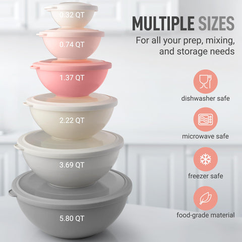 Zulay Kitchen microwave and freezer-safe bowls support versatile cooking and chilling