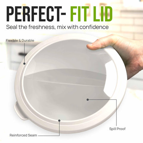Zulay Kitchen microwave-safe bowl ready for quick heating
