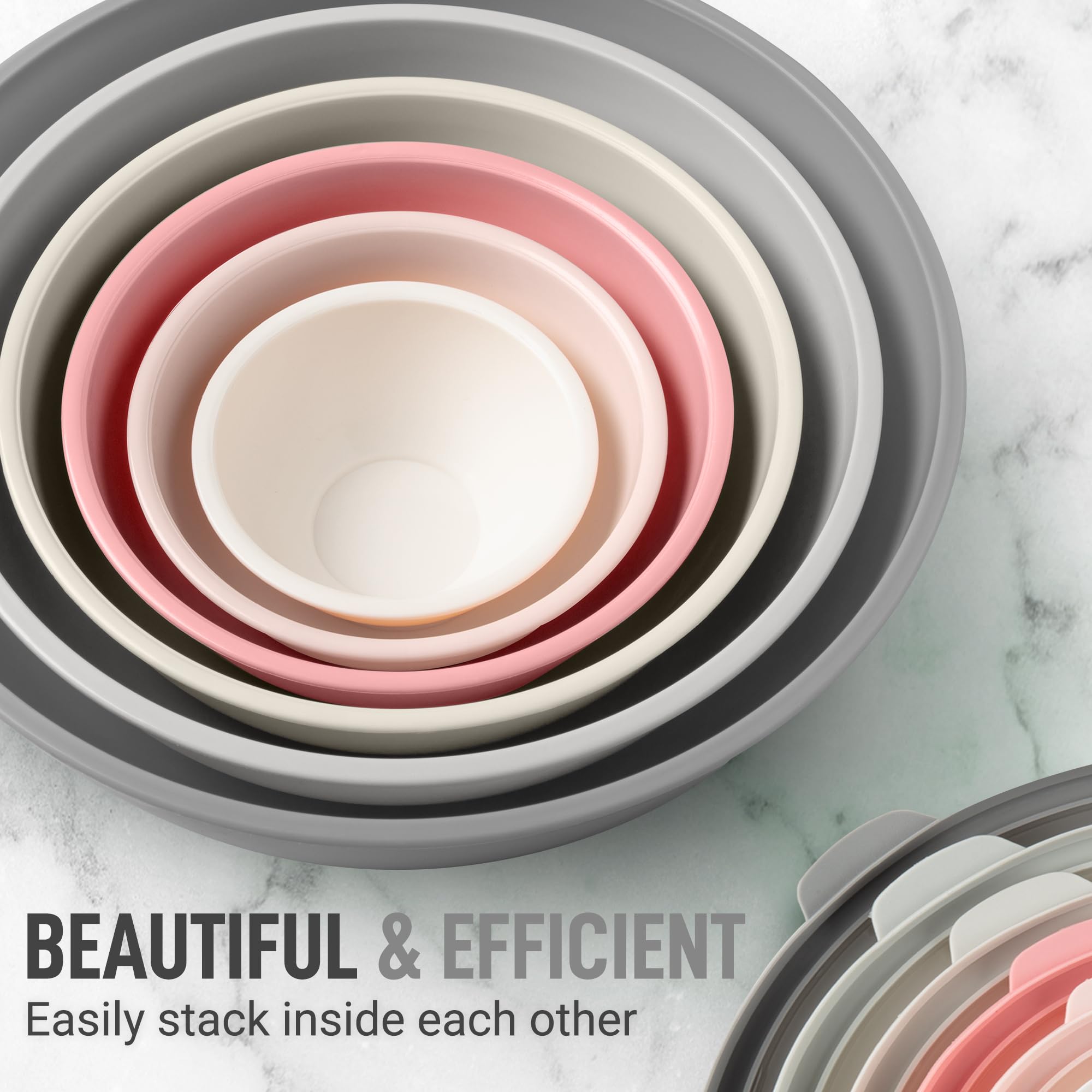 Zulay Kitchen bowls with lids provide tight seal and spill-free transport