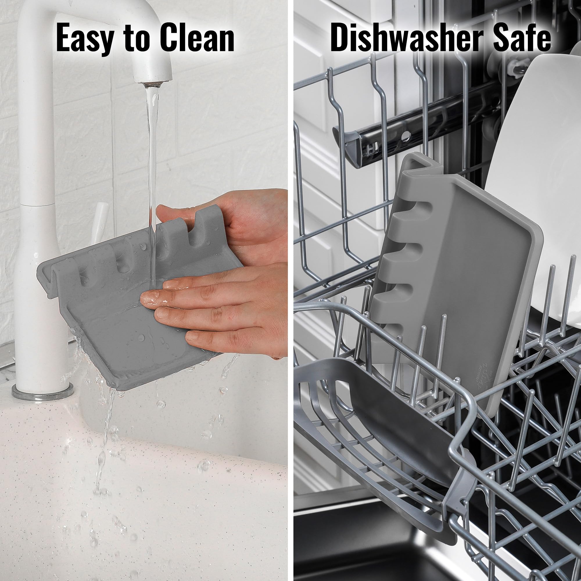 Zulay non-slip base prevents sliding during busy cooking sessions