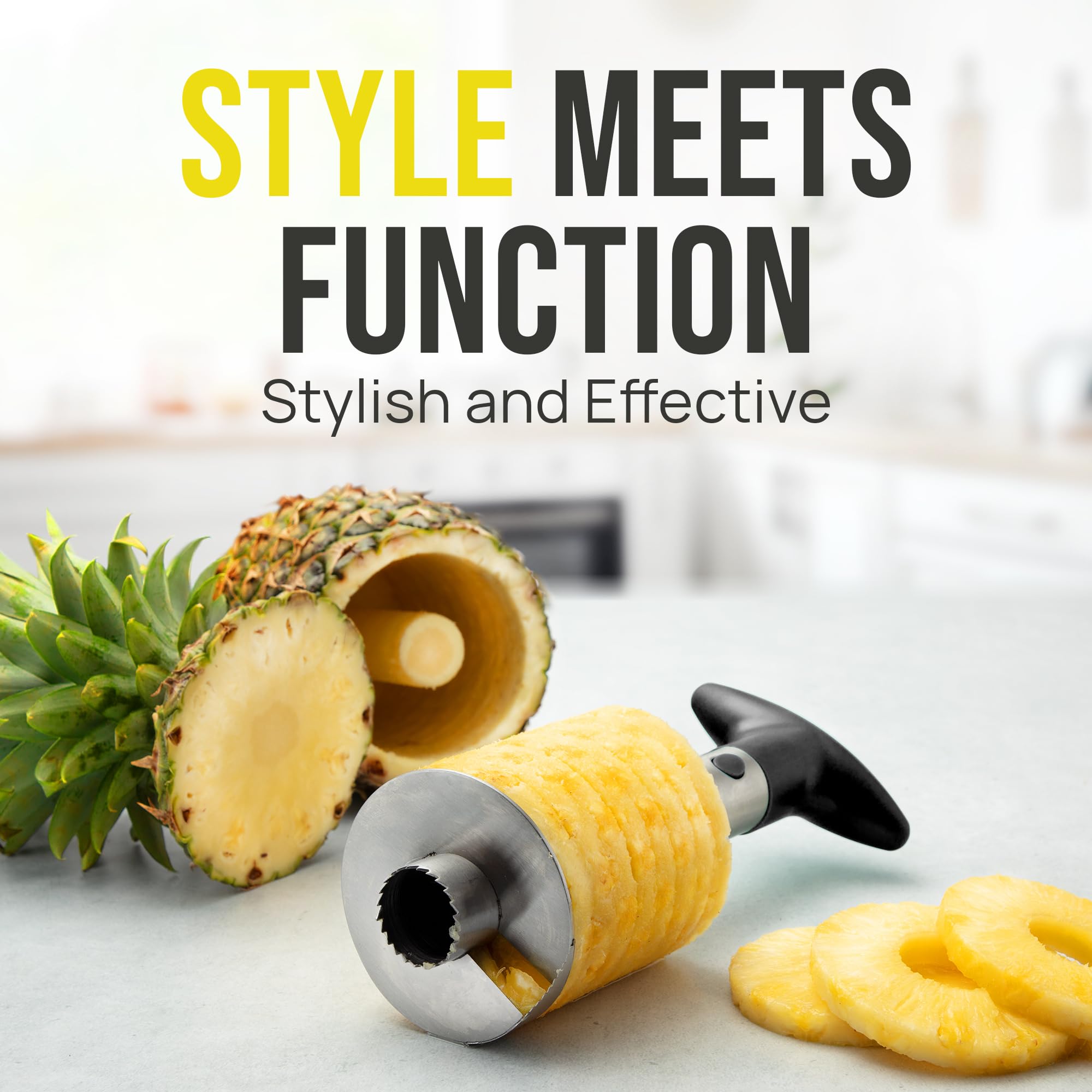 Zulay Kitchen eye removal tool improves pineapple prep efficiency