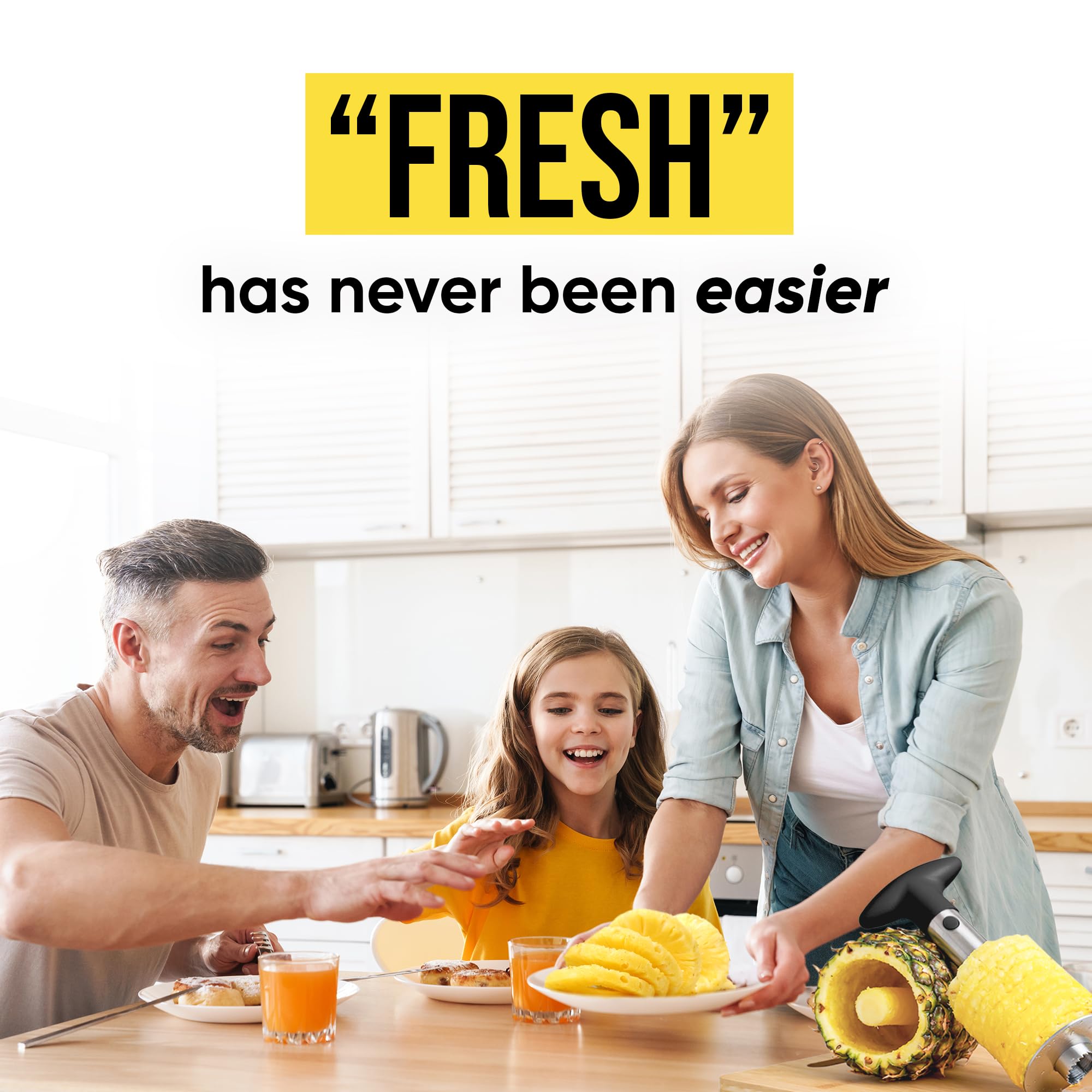 Zulay Kitchen pineapple prep tool speeds fruit trays and garnishes