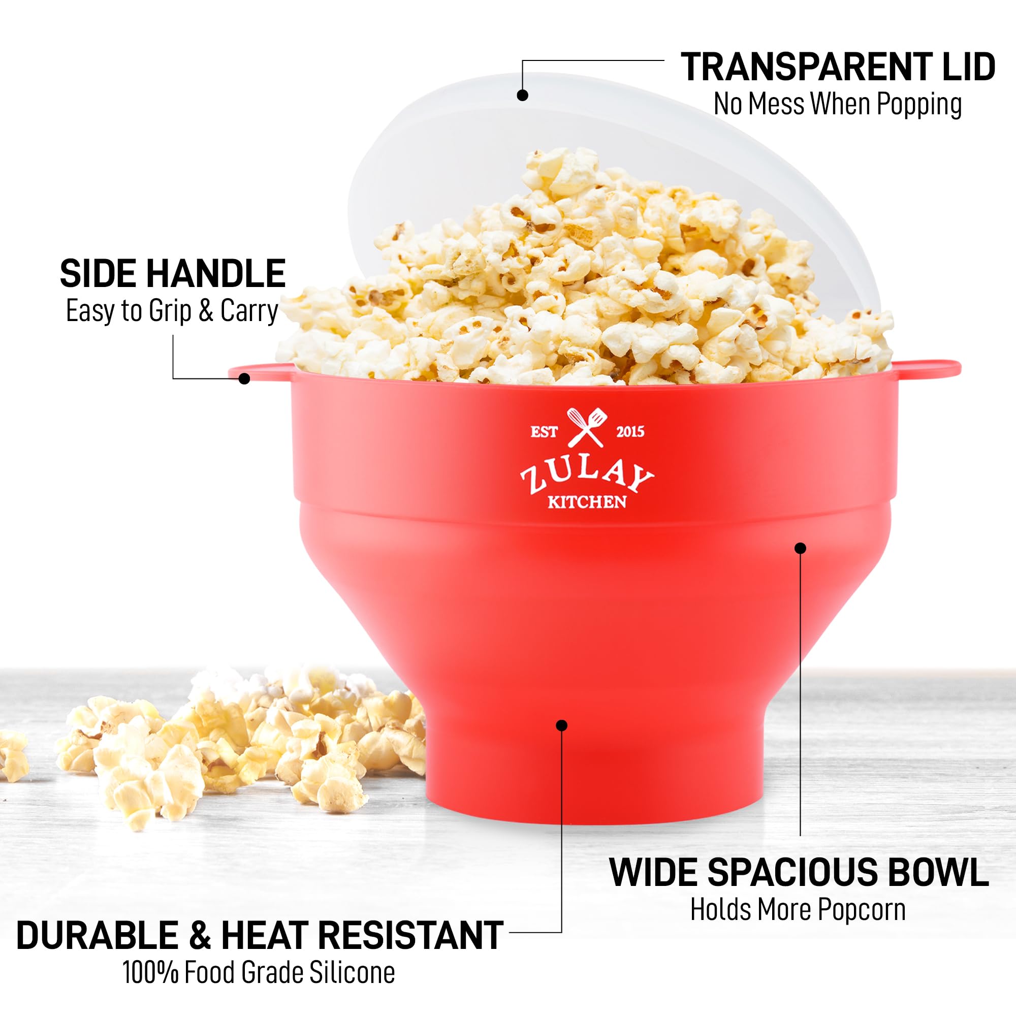 Zulay Kitchen popcorn ready in minutes for family movie night