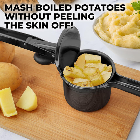 Interchangeable discs support avocados, cauliflower, and more.