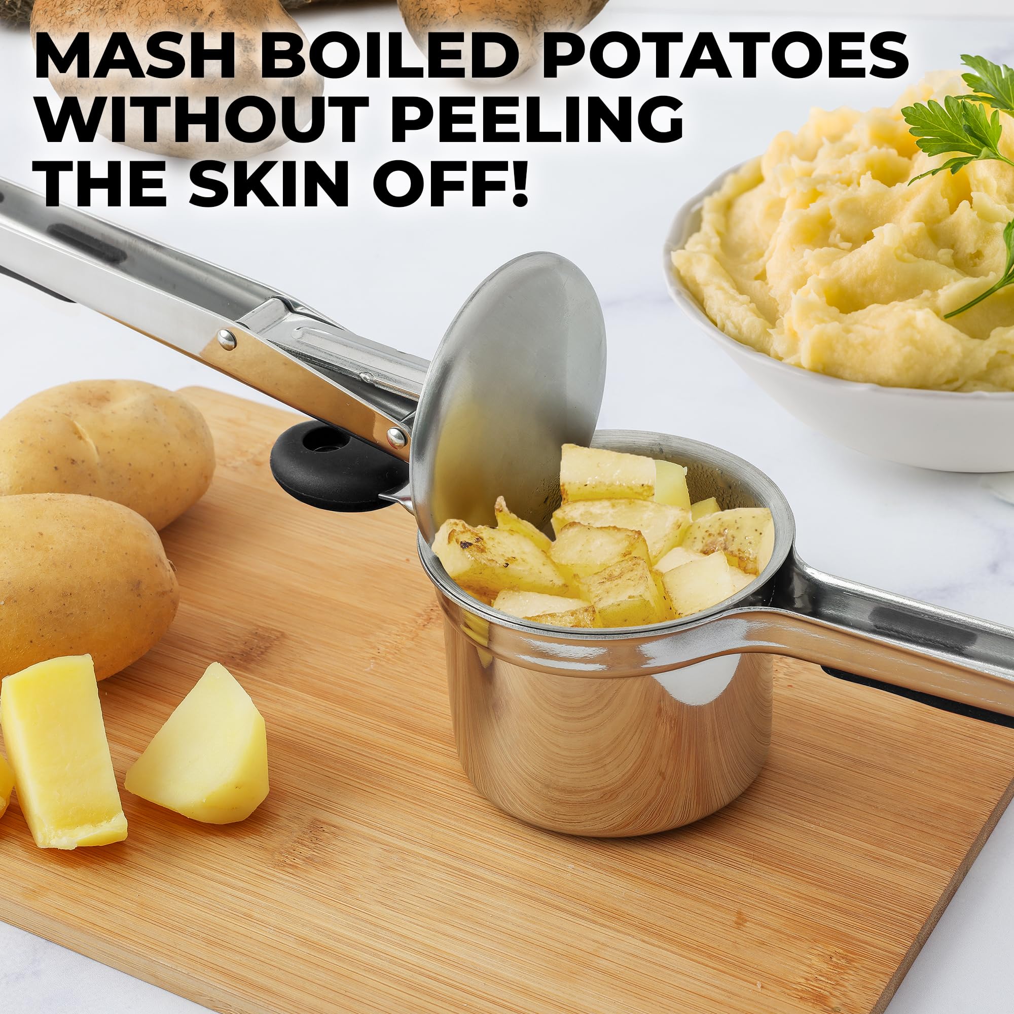 Zulay Kitchen includes discs for spaetzle and baby food