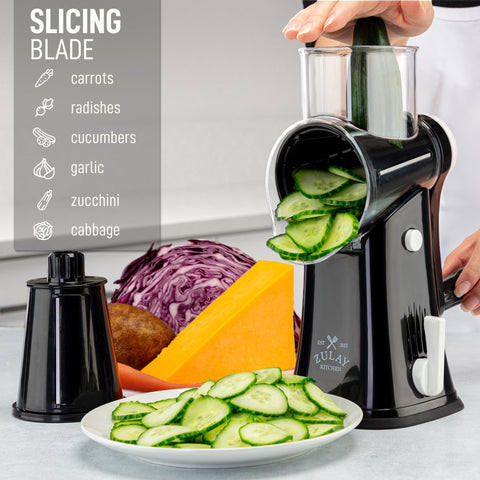 Zulay Kitchen shredded cheese in a bowl showcases fast, fresh toppings for meals.