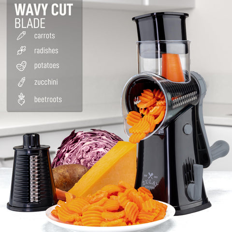 Zulay Kitchen suction base keeps the grater steady during use.