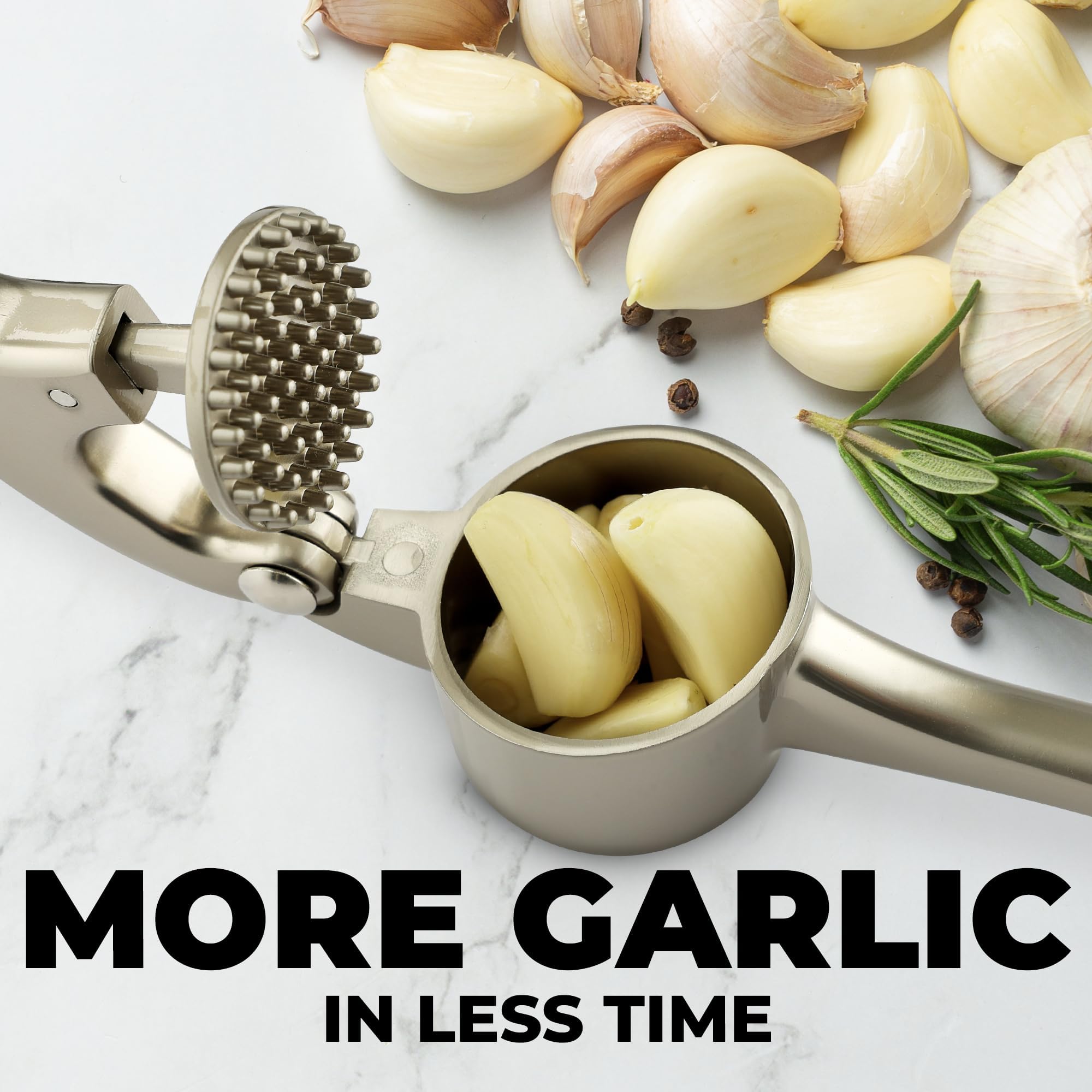 Zulay Kitchen silicone garlic peeler for fast, mess-free peeling.