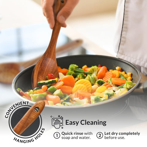 Zulay Kitchen spoon rest and crock on countertop promote tidy, ready-to-use tools