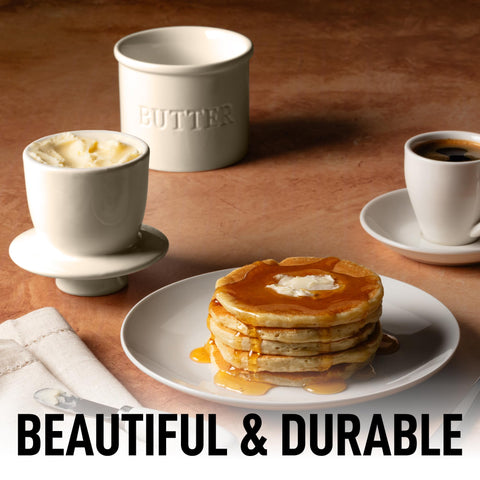 Zulay Kitchen butter at room temperature for effortless toast.
