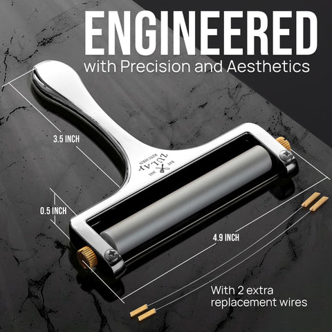 Zulay Kitchen adjustable thickness control for precise cheese cuts