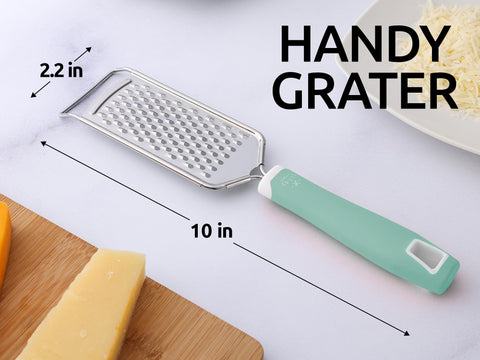 Zulay Kitchen versatile grater for ginger, garlic, chocolate and spices.