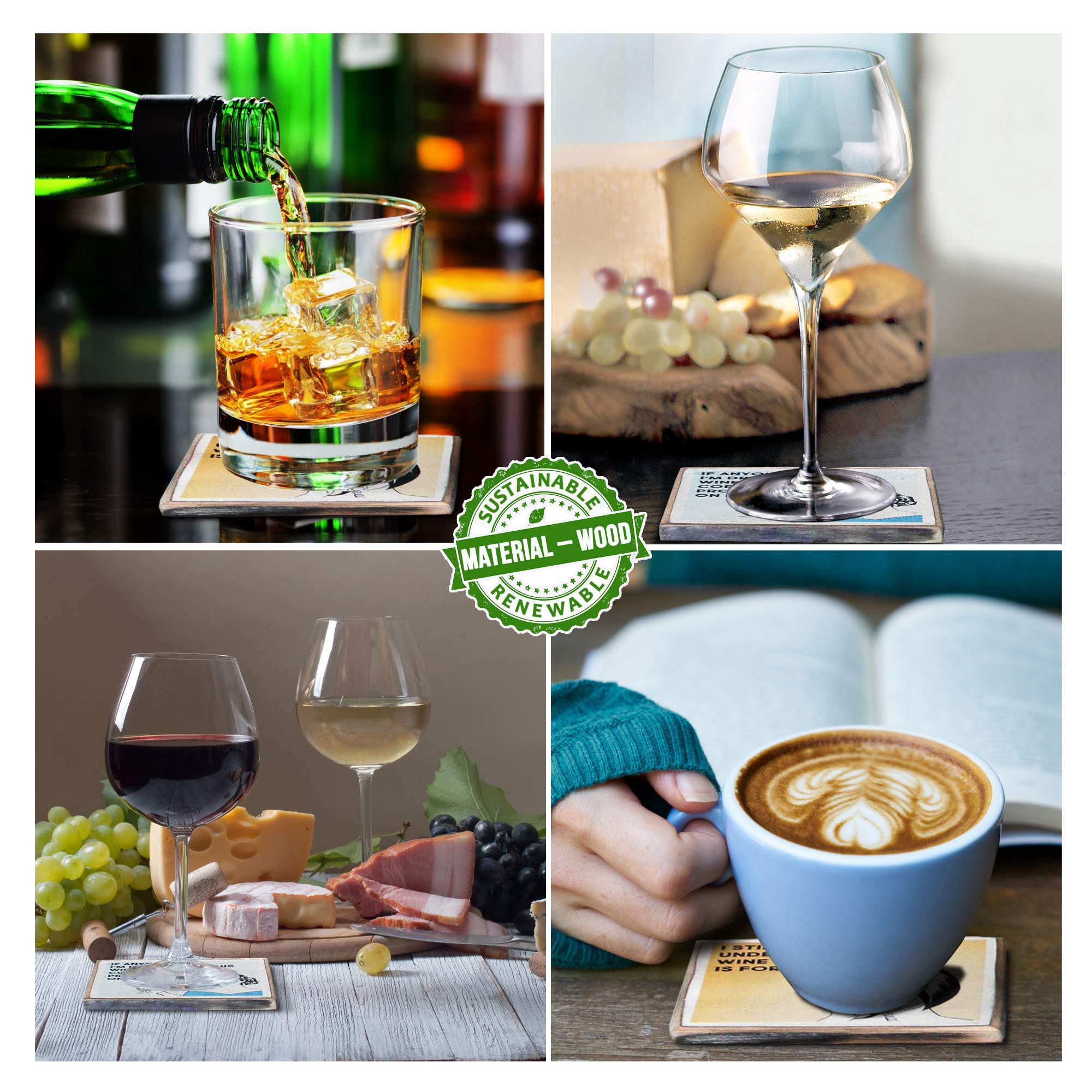 Zumatico fun coasters offer durable protection and a cheerful vibe