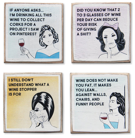 Zumatico wine coaster holder showcasing durable protection for surfaces during gatherings
