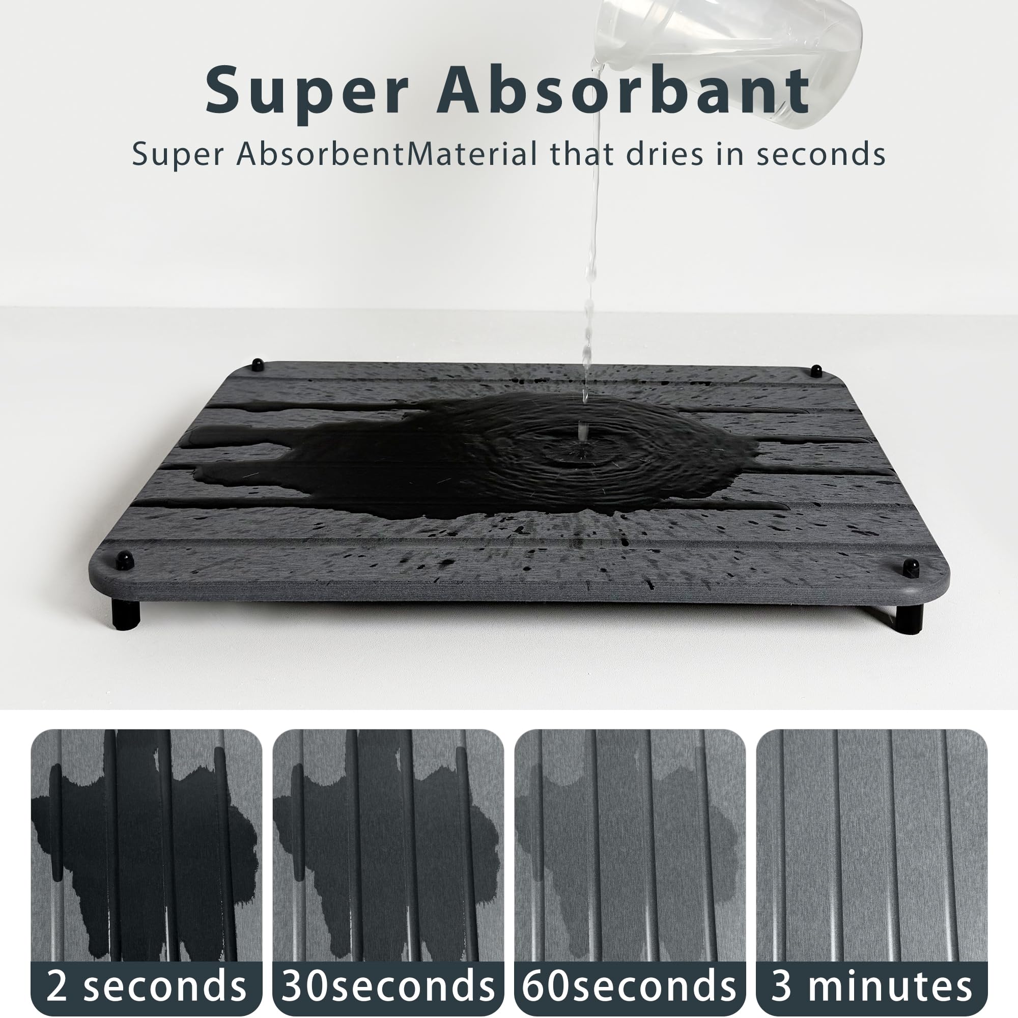 ZumenDa mat with PVC mesh support improving airflow under the surface.