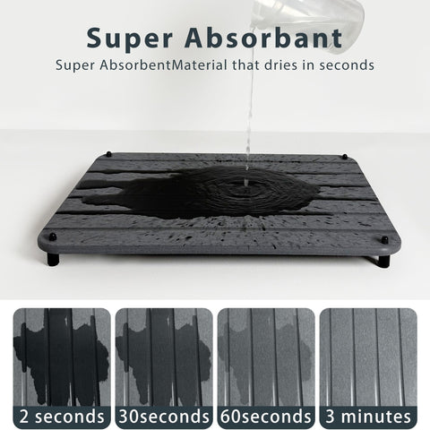 ZumenDa mat with PVC mesh support improving airflow under the surface.