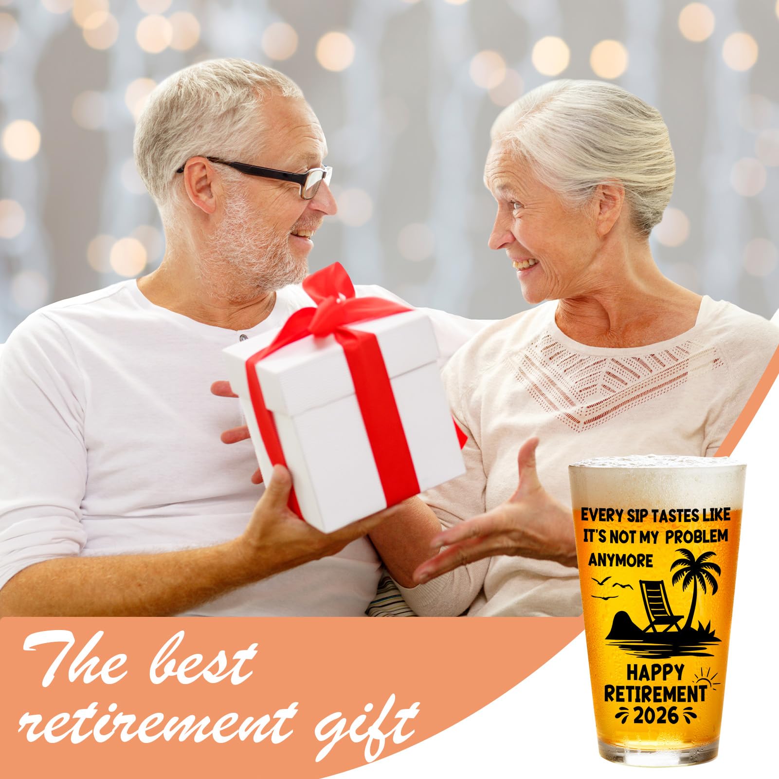 Hand-washing recommended Zunaked 16oz beer glass preserves shine