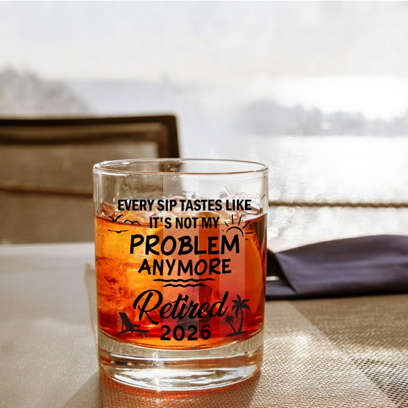 Zunaked boss farewell gift—elegant glass suitable for toasts at celebrations.