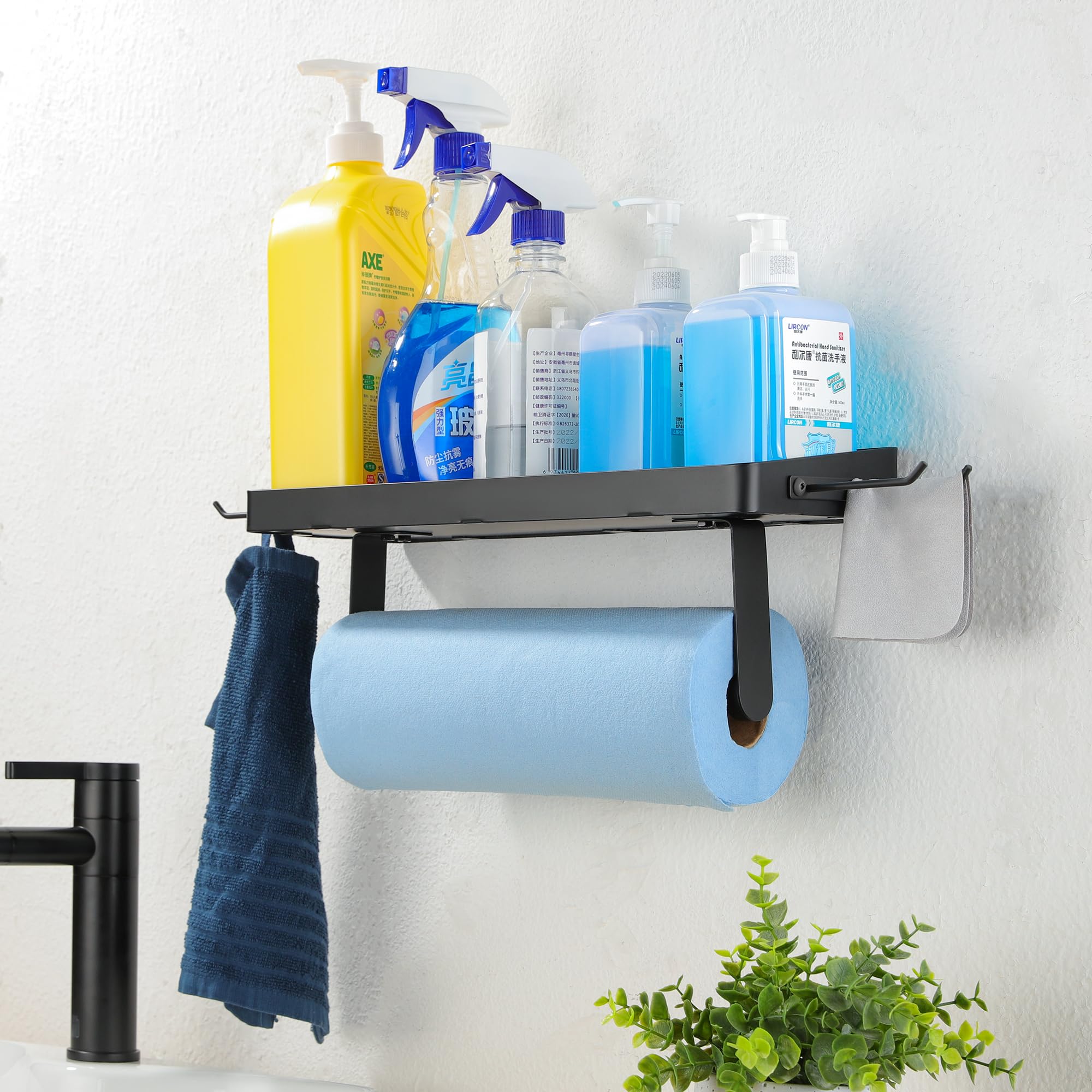 ZUNTO storage shelves on sides maximize garage organization and quick access.