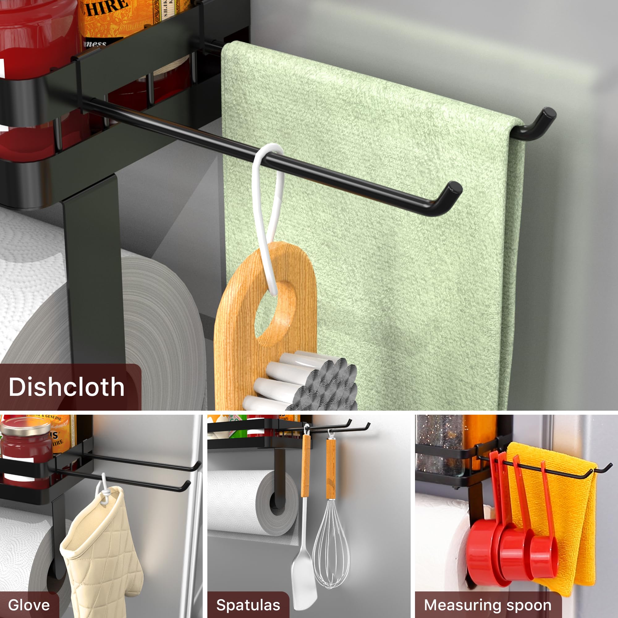 ZUNTO magnetic design allows tool-free installation on metal surfaces.