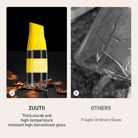 Zuutii lemon-yellow finish adds bright kitchen style.